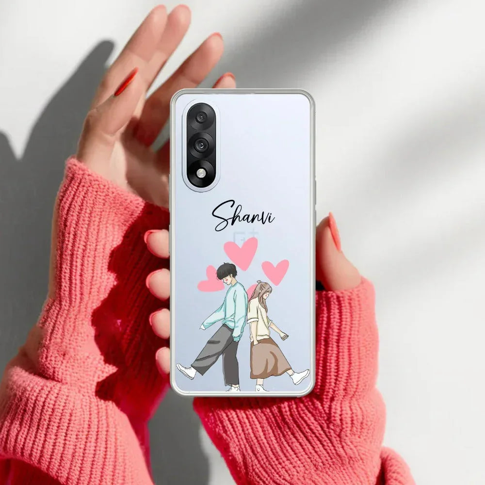 Love Couple Customize Transparent Silicon Case For OnePlus - ShopOnCliQ