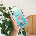 Love Couple Customize Transparent Silicon Case For OnePlus Nord CE 2 Lite