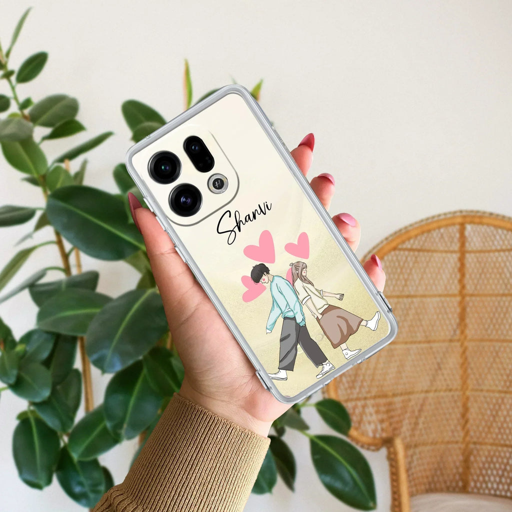 Love Couple Customize Anti Yellow Case For Oppo Find X9 5G