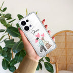 Love Couple Customize Anti Yellow Case For Oppo Reno 13 5G