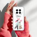 Love Couple Customize Transparent Silicon Case For Realme 14 Pro Lite 5G