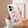 Love Couple Customize Transparent Silicon Case For Realme 15 5G