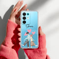 Love Couple Customize Anti Yelllow Case For Realme 15X 5G