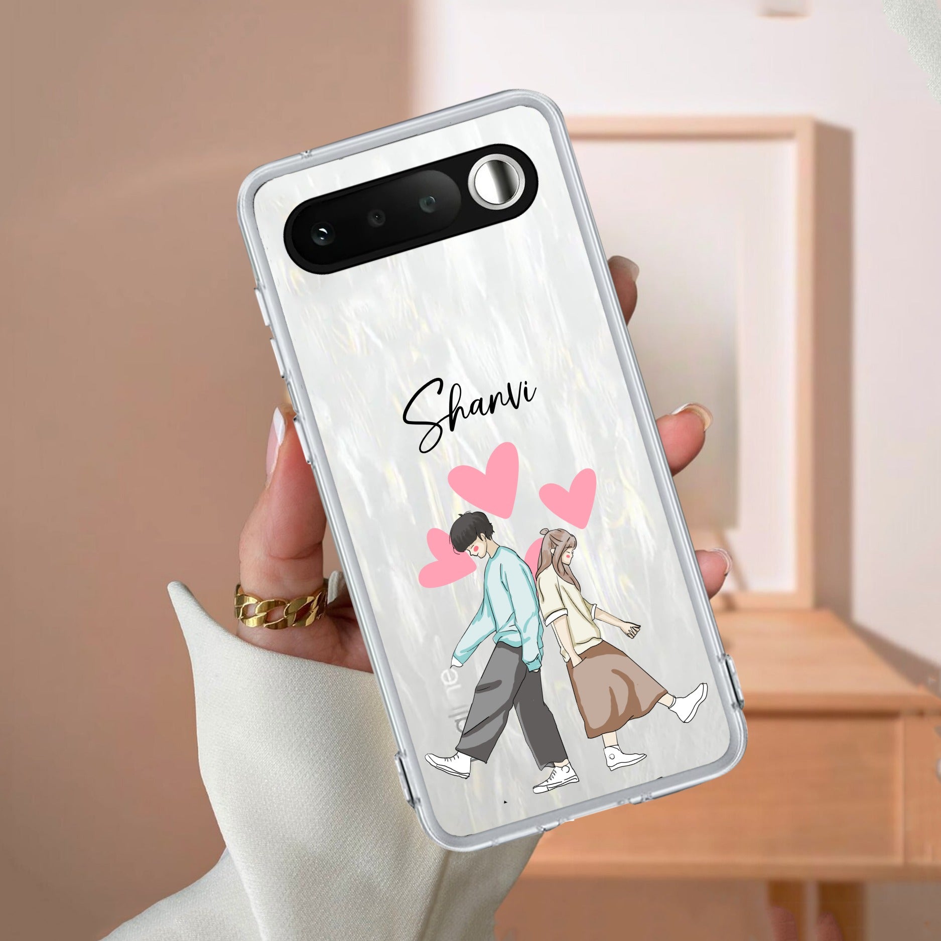 Love Couple Customize Anti Yelllow Case For Realme 16 Pro 5G