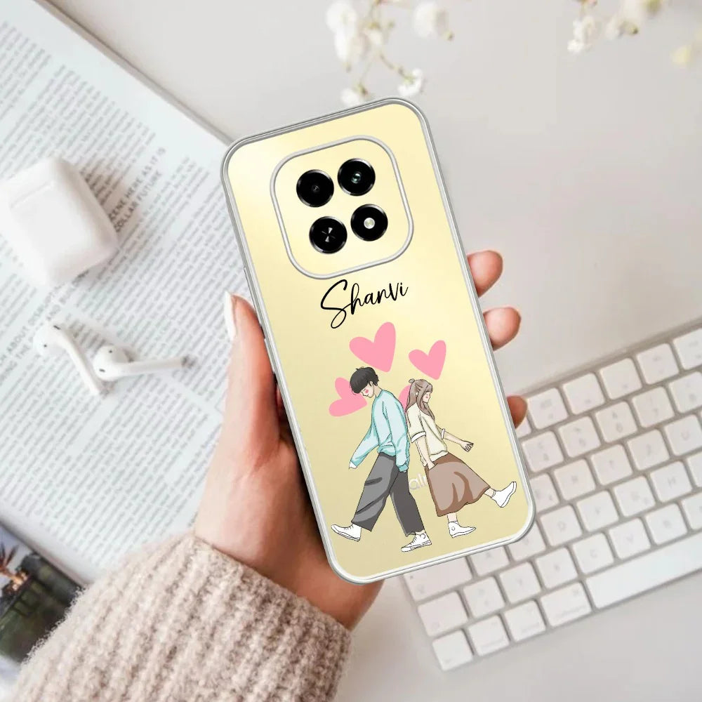 Love Couple Customize Transparent Silicon Case For Realme/Narzo - ShopOnCliQ