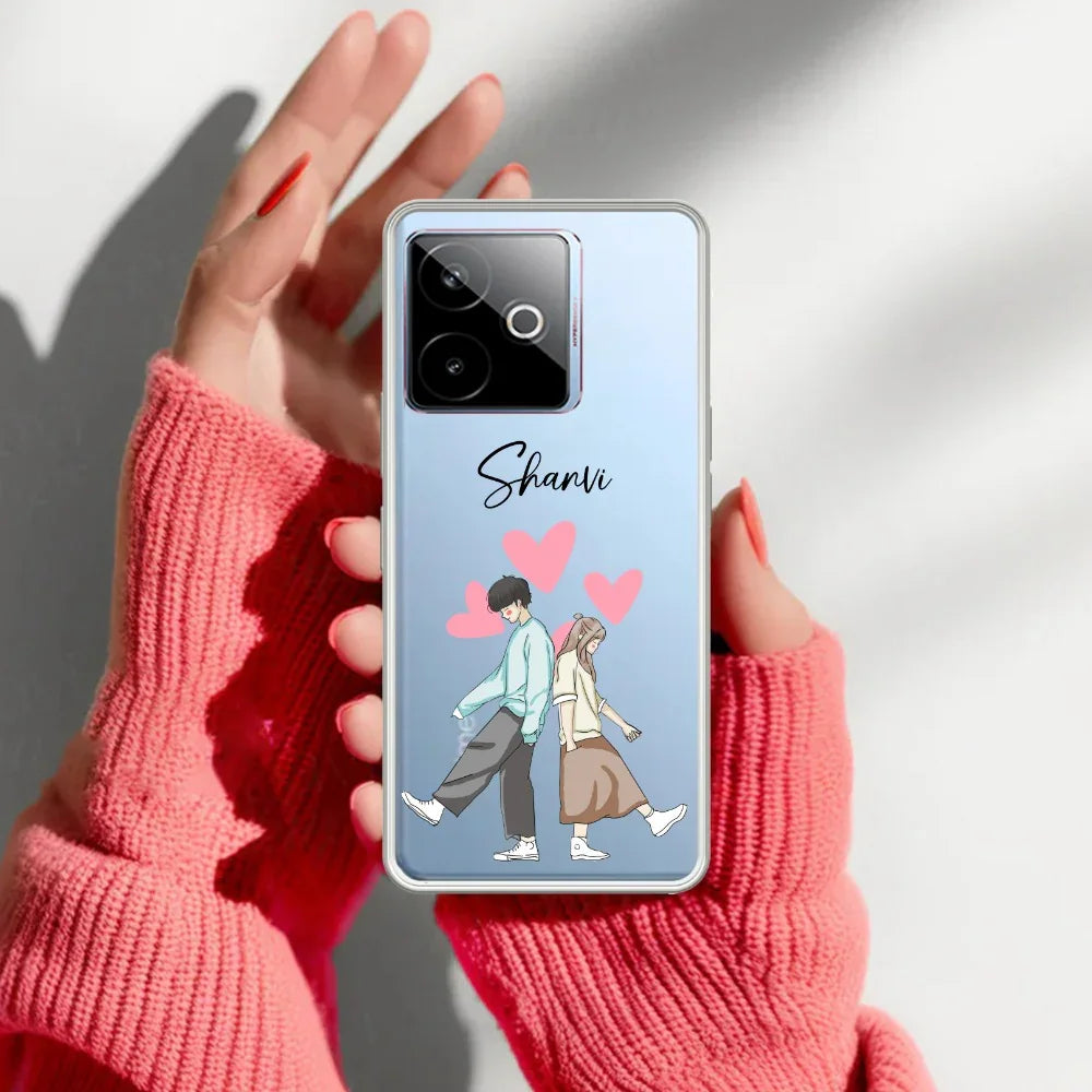 Love Couple Customize Transparent Silicon Case For Realme/Narzo - ShopOnCliQ