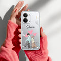 Love Couple Customize Transparent Silicon Case For Realme P3 5G