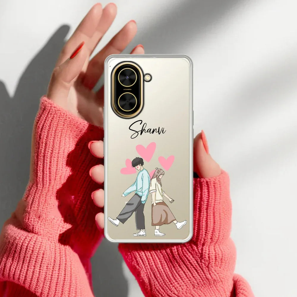 Love Couple Customize Transparent Silicon Case For Redmi/Xiaomi - ShopOnCliQ