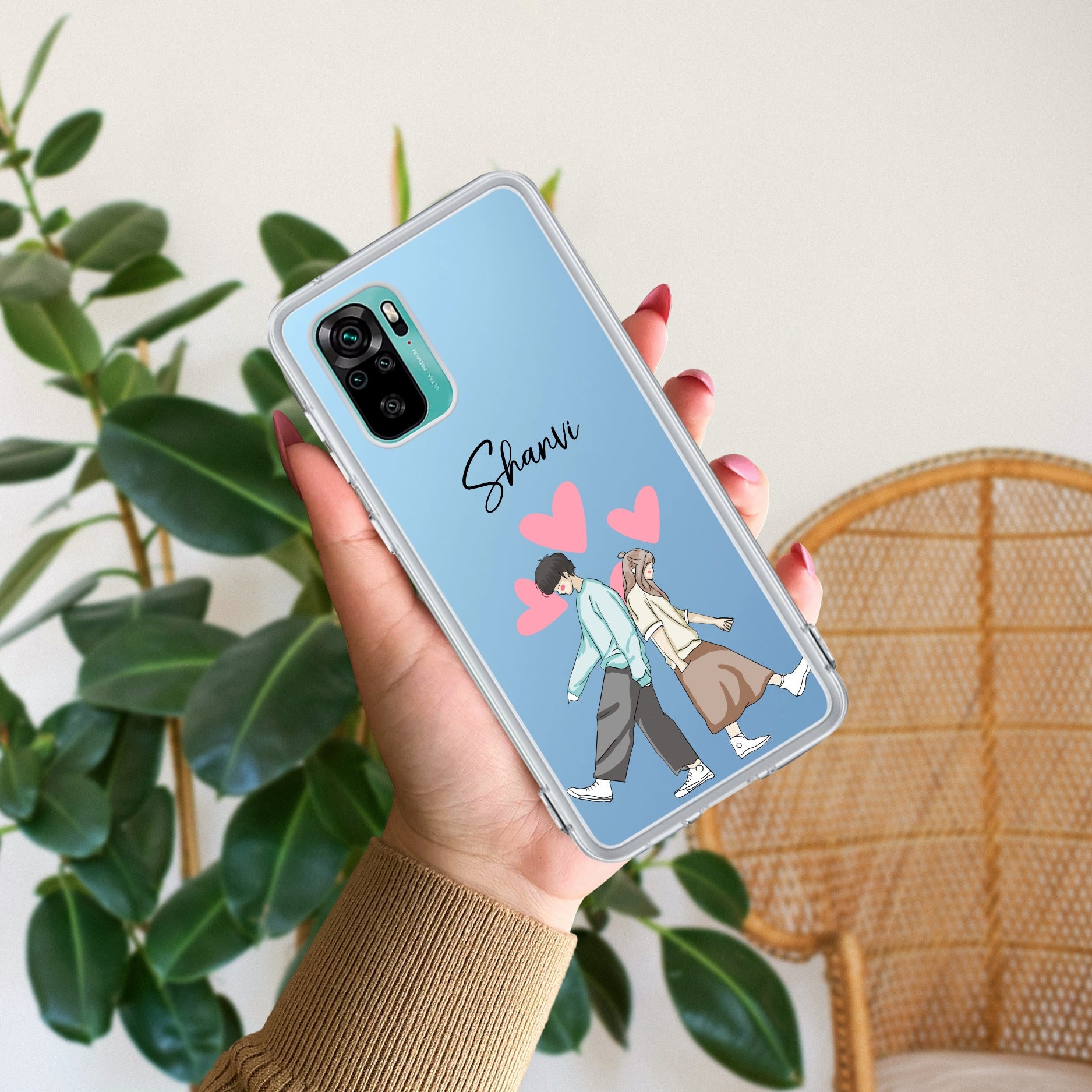 Love Couple Customize Transparent Silicon Case For Redmi/Xiaomi