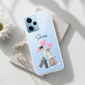 Love Couple Customize Transparent Silicon Case For Redmi Note 12 5G