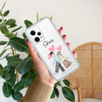 Love Couple Customize Transparent Silicon Case For Redmi 13C 5G