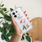 Love Couple Customize Transparent Silicon Case For Xiaomi 14 Civi 5G