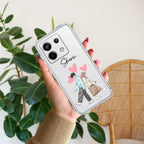 Love Couple Customize Transparent Silicon Case For Mi 11 Lite / Xiaomi 11 Lite NE 5G