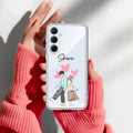 Love Couple Customize Transparent Silicon Case For Samsung Galaxy F13