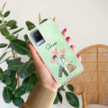 Love Couple Customize Transparent Silicon Case For Vivo V21 5G