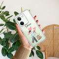 Love Couple Customize Transparent Silicon Case For Vivo Y300 Plus 5G
