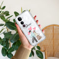 Love Couple Customize Transparent Silicon Case For Vivo Y400 5G