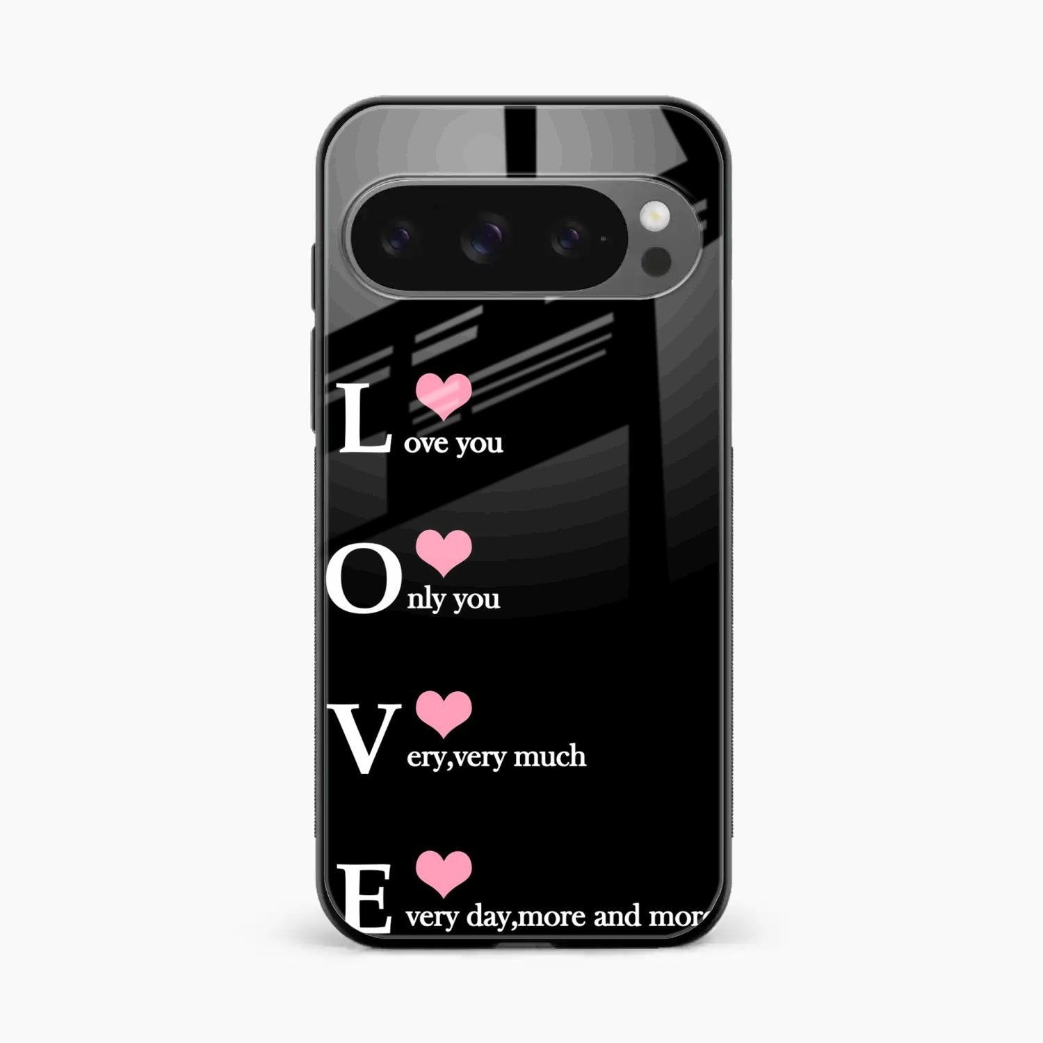 Love Glass Case Cover For Google Pixel 10 Pro XL