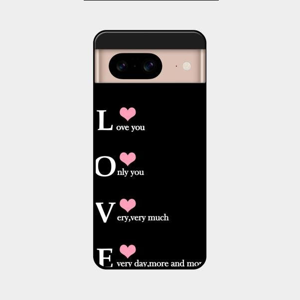 Love Glass Case Cover For Google Pixel 8 5G
