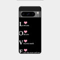 Love Glass Case Cover For Google Pixel 8 Pro 5G