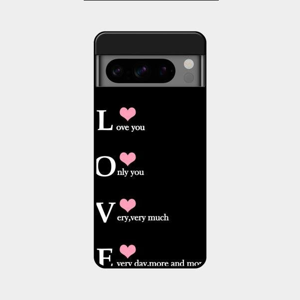 Love Glass Case Cover For Google Pixel 8 Pro 5G