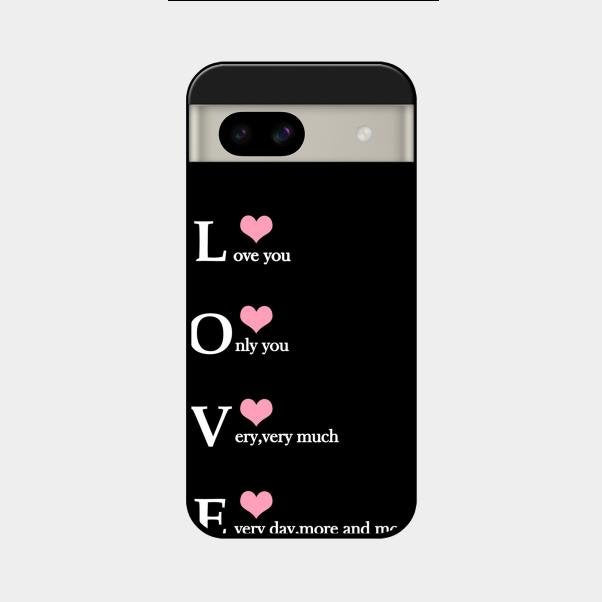 Love Glass Case Cover For Google Pixel 8A 5G