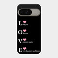 Love Glass Case Cover For Google Pixel 9 5G