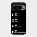 Love Glass Case Cover For Google Pixel 9 Pro 5G