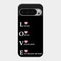 Love Glass Case Cover For Google Pixel 9 Pro Xl