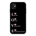 Love Glass Case Cover For iPhone 11