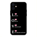 Love Glass Case Cover For iPhone 12 mini