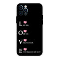 Love Glass Case Cover For iPhone 12 Pro