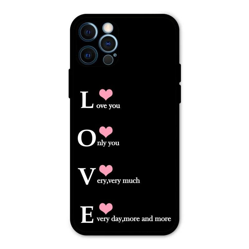 Love Glass Case Cover For iPhone 12 Pro