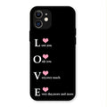 Love Glass Case Cover For iPhone 12