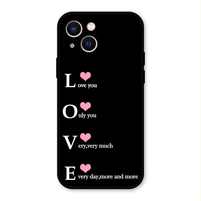 Love Glass Case Cover For iPhone 13