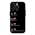 Love Glass Case Cover For iPhone 14 Pro Max