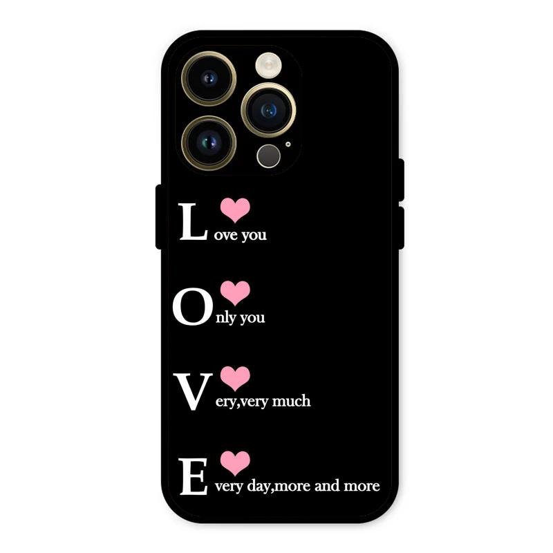 Love Glass Case Cover For iPhone 14 Pro Max