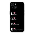 Love Glass Case Cover For iPhone 15 Plus