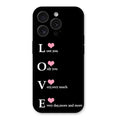 Love Glass Case Cover For iPhone 15 Pro