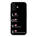Love Glass Case Cover For iPhone 16 Plus