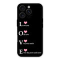 Love Glass Case Cover For iPhone 16 Pro Max