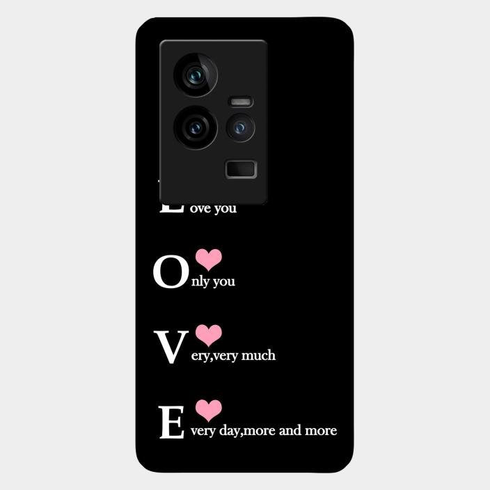Love Glass Case Cover For Iqoo 11 5G