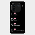 Love Glass Case Cover For Iqoo 12 5G