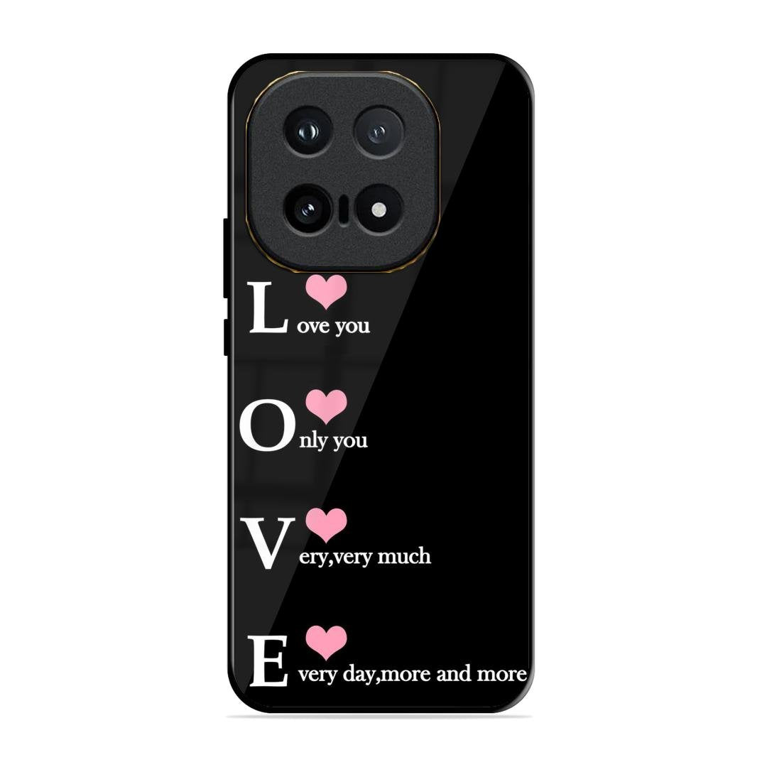 Love Glass Case Cover For iQOO 15 5G