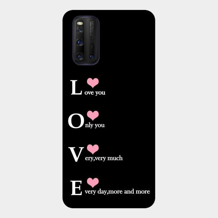 Love Glass Case Cover For Iqoo 3 5G