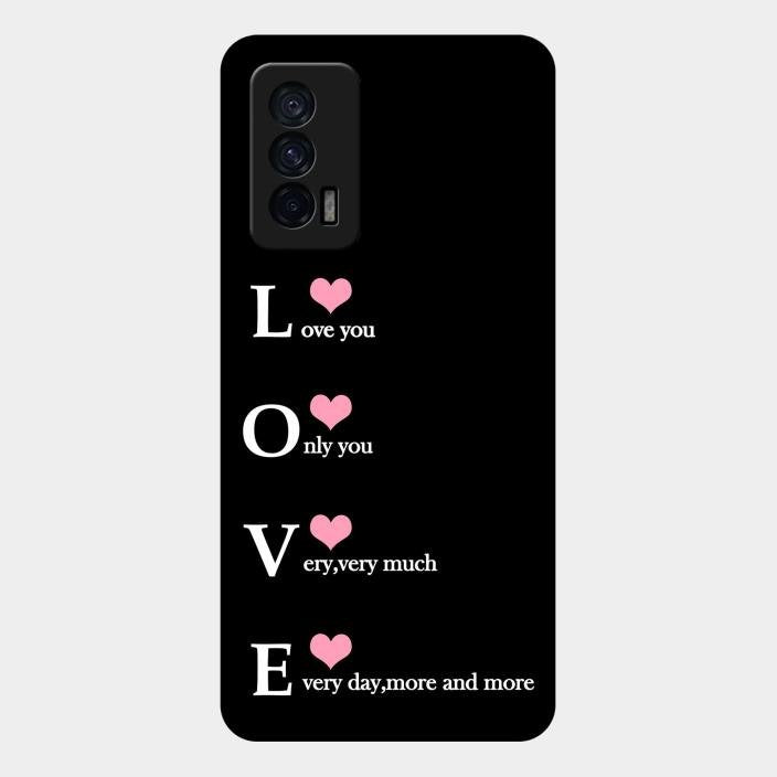 Love Glass Case Cover For Iqoo 7 5G