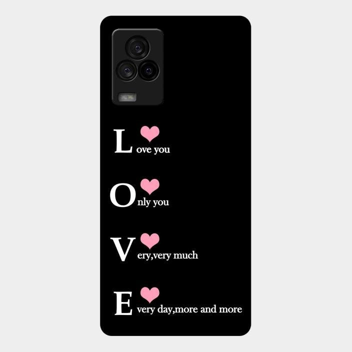 Love Glass Case Cover For Iqoo 7 Legend 5G