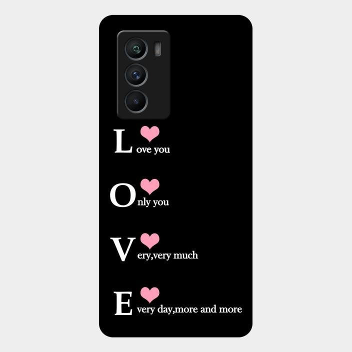 Love Glass Case Cover For Iqoo 9 Se 5G