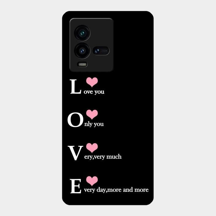Love Glass Case Cover For Iqoo 9T 5G