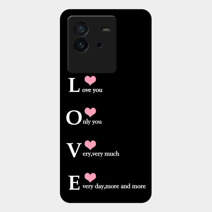 Love Glass Case Cover For Iqoo Neo 6 5G